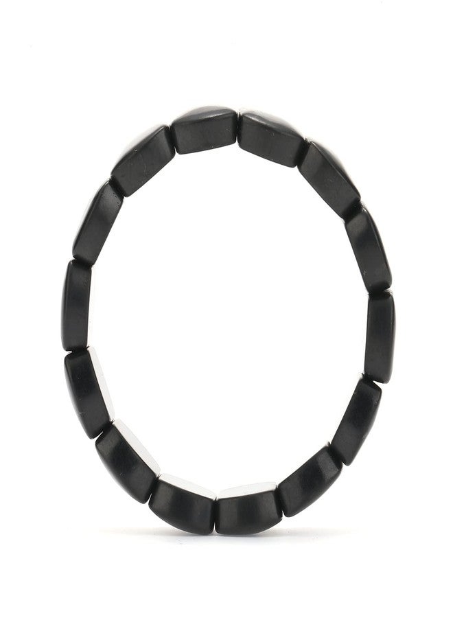 SZFMSWE shungite stones raw shungite bracelet (Inner diameter length 2.3Inches) - Image 4